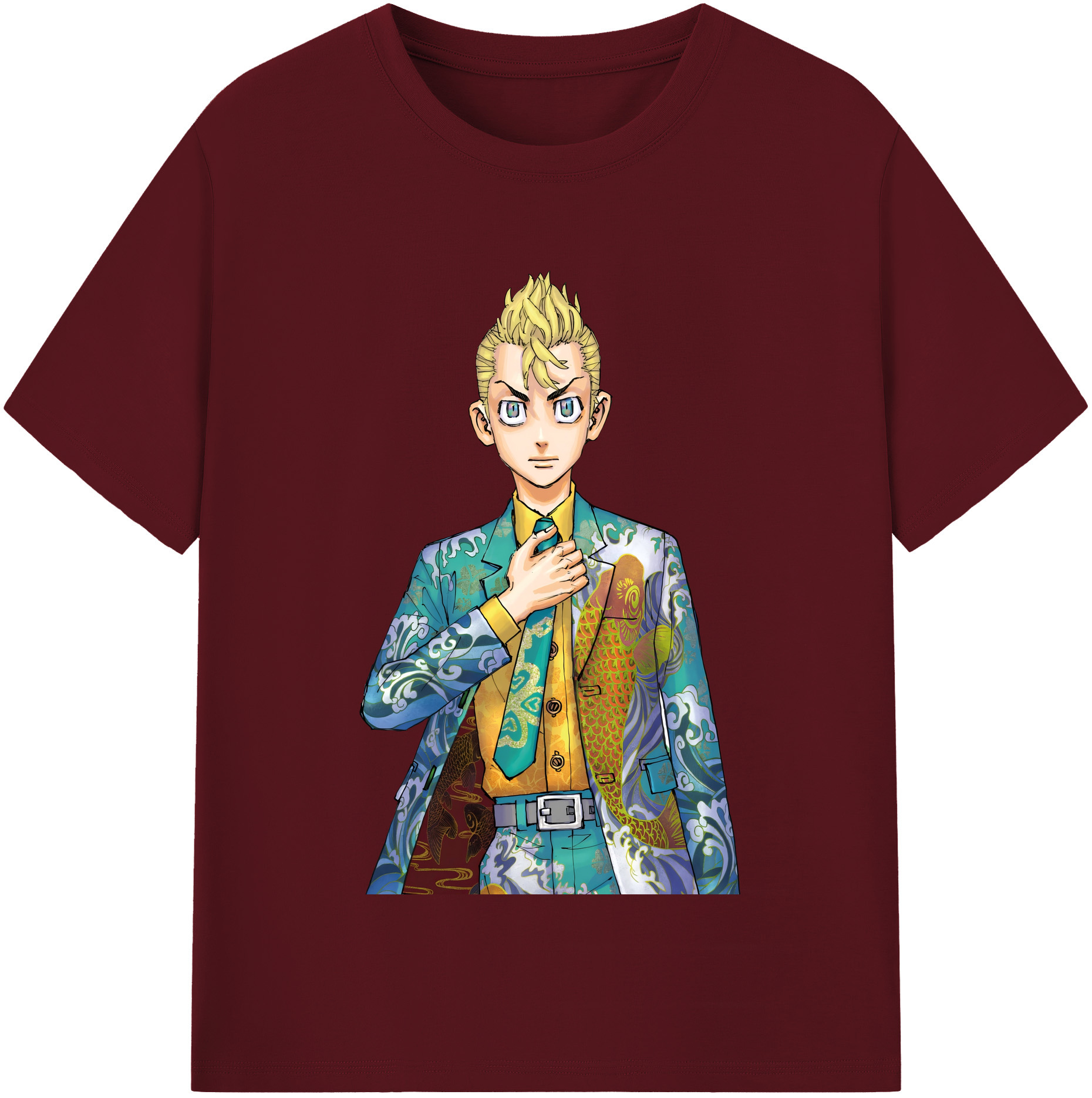 （画像用） 東京リベンジャーズ Tokyo Revengers 綿100％半袖Tシャツ（フロントプリント）